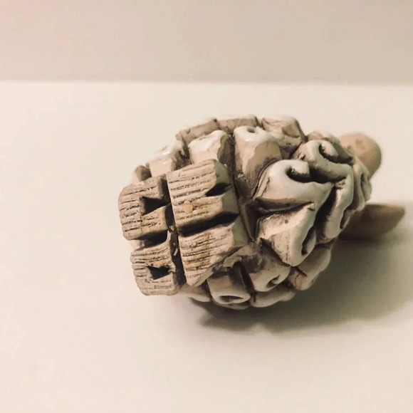 Vtg Artesania Rinconada Llama Art Pottery Figurine 3.25  Inch Tall Chipped Foot - Picture 11 of 16